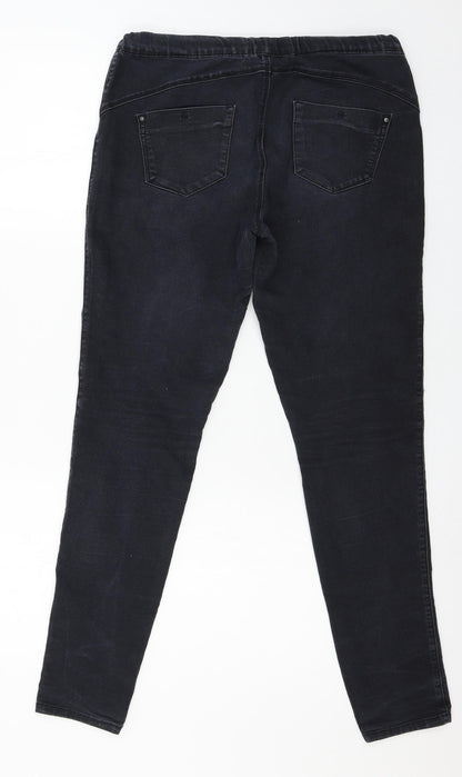 Denim & Co. Womens Blue  Denim Jegging Jeans Size 10 L29 in