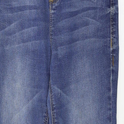 Denim & Co. Womens Blue  Denim Skinny Jeans Size 8 L26 in