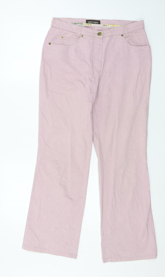 Gerry Weber Womens Purple   Trousers  Size 32 in L29 in