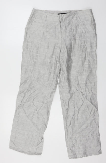 Gerry Weber Womens Silver   Trousers  Size 32 in L27 in