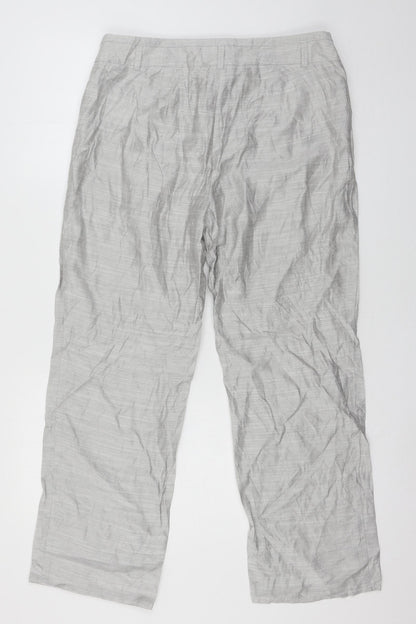 Gerry Weber Womens Silver   Trousers  Size 32 in L27 in