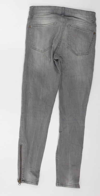 Lindex Womens Grey  Denim Skinny Jeans Size 28 in L32 in