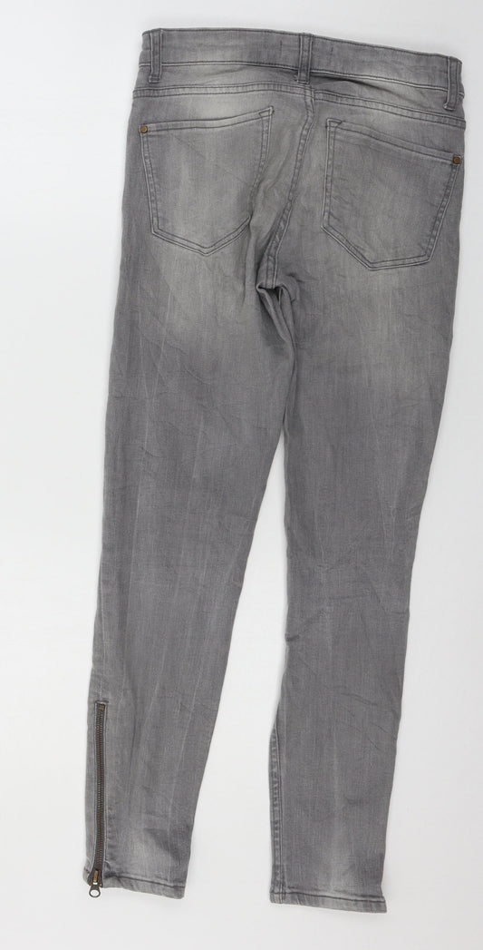 Lindex Womens Grey  Denim Skinny Jeans Size 28 in L32 in