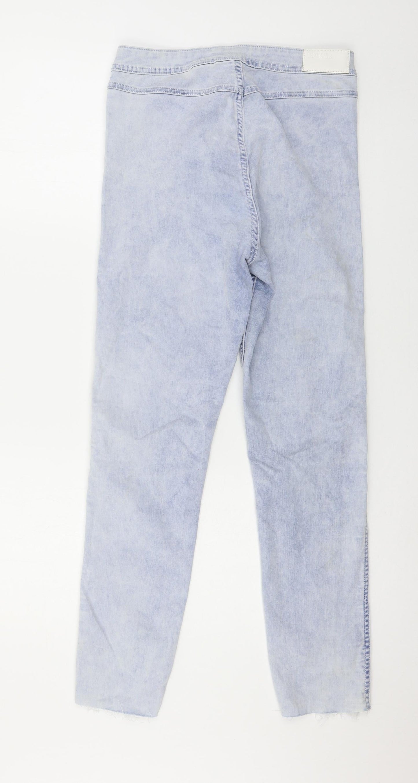 Womens UK Size 30 in H&M Regular Fit Skinny Blue Jeans