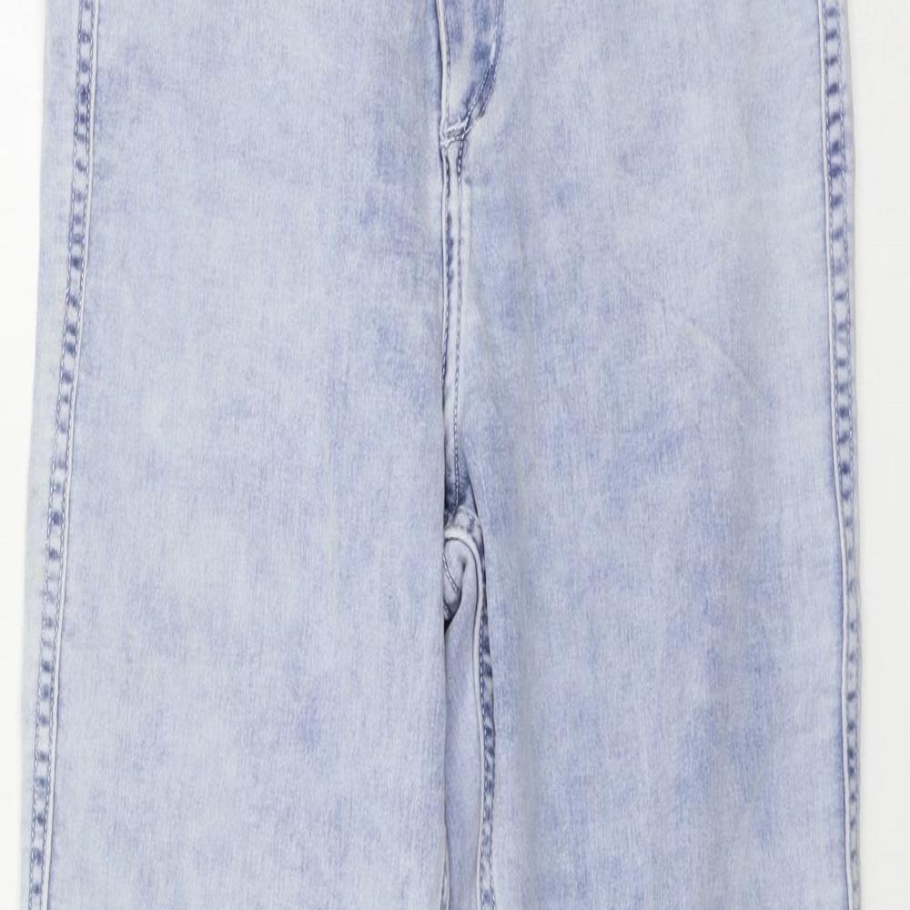 Womens UK Size 30 in H&M Regular Fit Skinny Blue Jeans