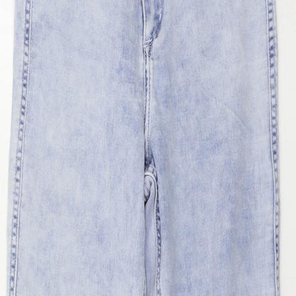 Womens UK Size 30 in H&M Regular Fit Skinny Blue Jeans