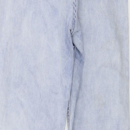 Womens UK Size 30 in H&M Regular Fit Skinny Blue Jeans