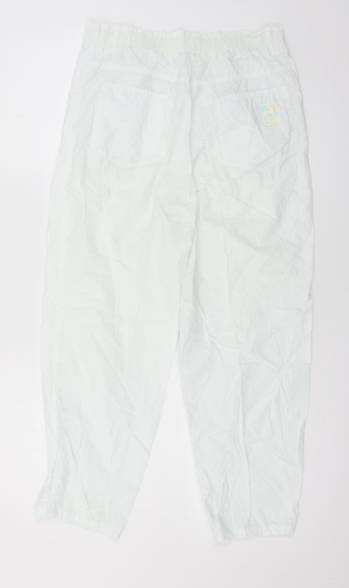 Womens UK Size 34 in Preworn Regular Fit Cargo Blue Trousers