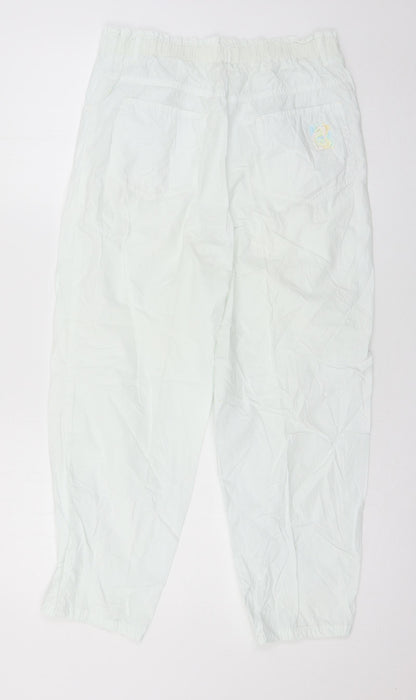 Womens UK Size 34 in Preworn Regular Fit Cargo Blue Trousers