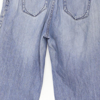 H&M Mens Blue  Denim Straight Jeans Size 16 L24 in