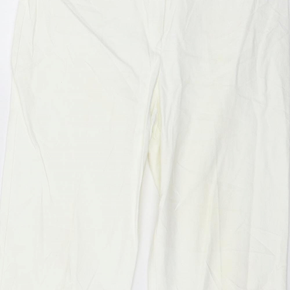 NEXT Womens White  Denim Straight Jeans Size 10 L28 in