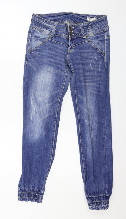 Womens UK Size M Terranova Regular Fit Jegging Blue Jeans