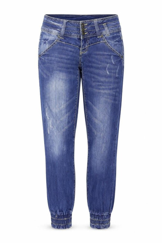 Womens UK Size M Terranova Regular Fit Jegging Blue Jeans