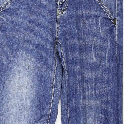 Womens UK Size M Terranova Regular Fit Jegging Blue Jeans