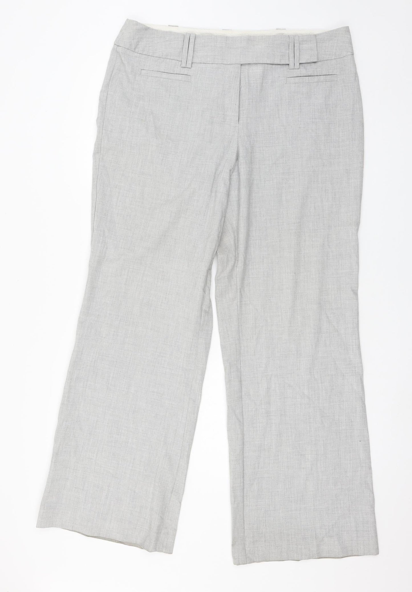 Womens UK Size 16 Worthington Regular Fit  Grey Trousers