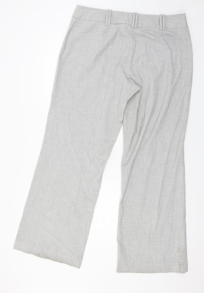 Womens UK Size 16 Worthington Regular Fit  Grey Trousers