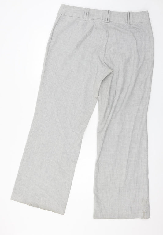 Womens UK Size 16 Worthington Regular Fit  Grey Trousers