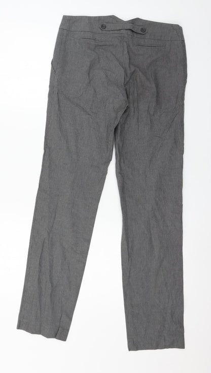 ORSAY Womens Grey Striped  Trousers  Size 8 L30 in