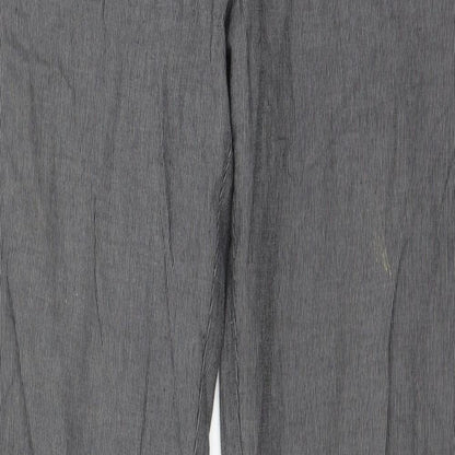 ORSAY Womens Grey Striped  Trousers  Size 8 L30 in