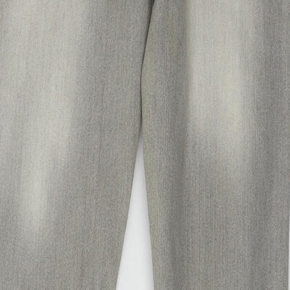 Denim & Co. Womens Grey  Denim Skinny Jeans Size 10 L31 in