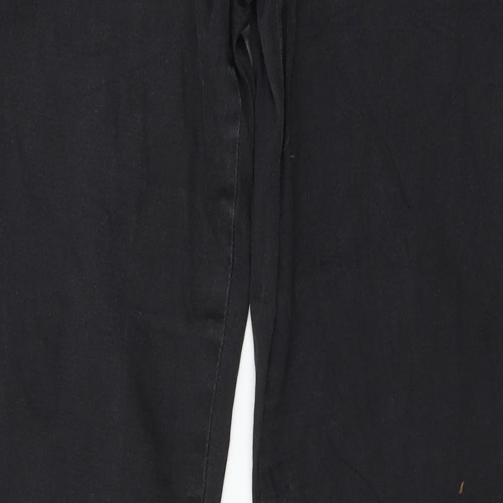 s.point Womens Black  Denim Skinny Jeans Size 28 in L31 in