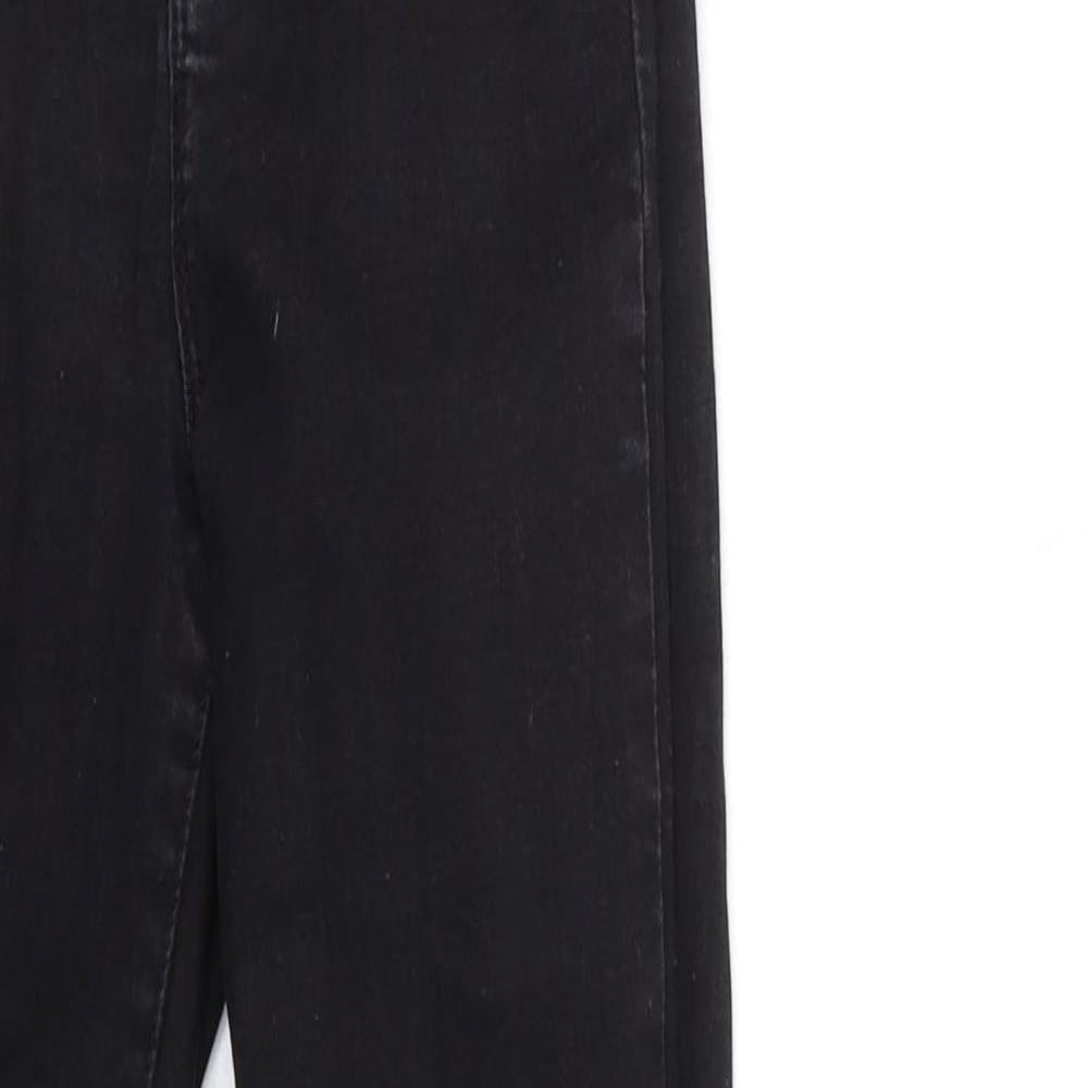 Denim & Co. Womens Black  Denim Skinny Jeans Size 8 L29 in