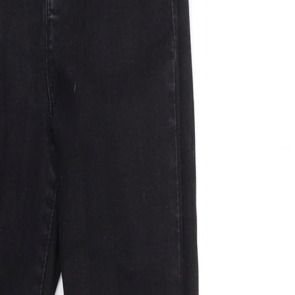 Denim & Co. Womens Black  Denim Skinny Jeans Size 8 L29 in