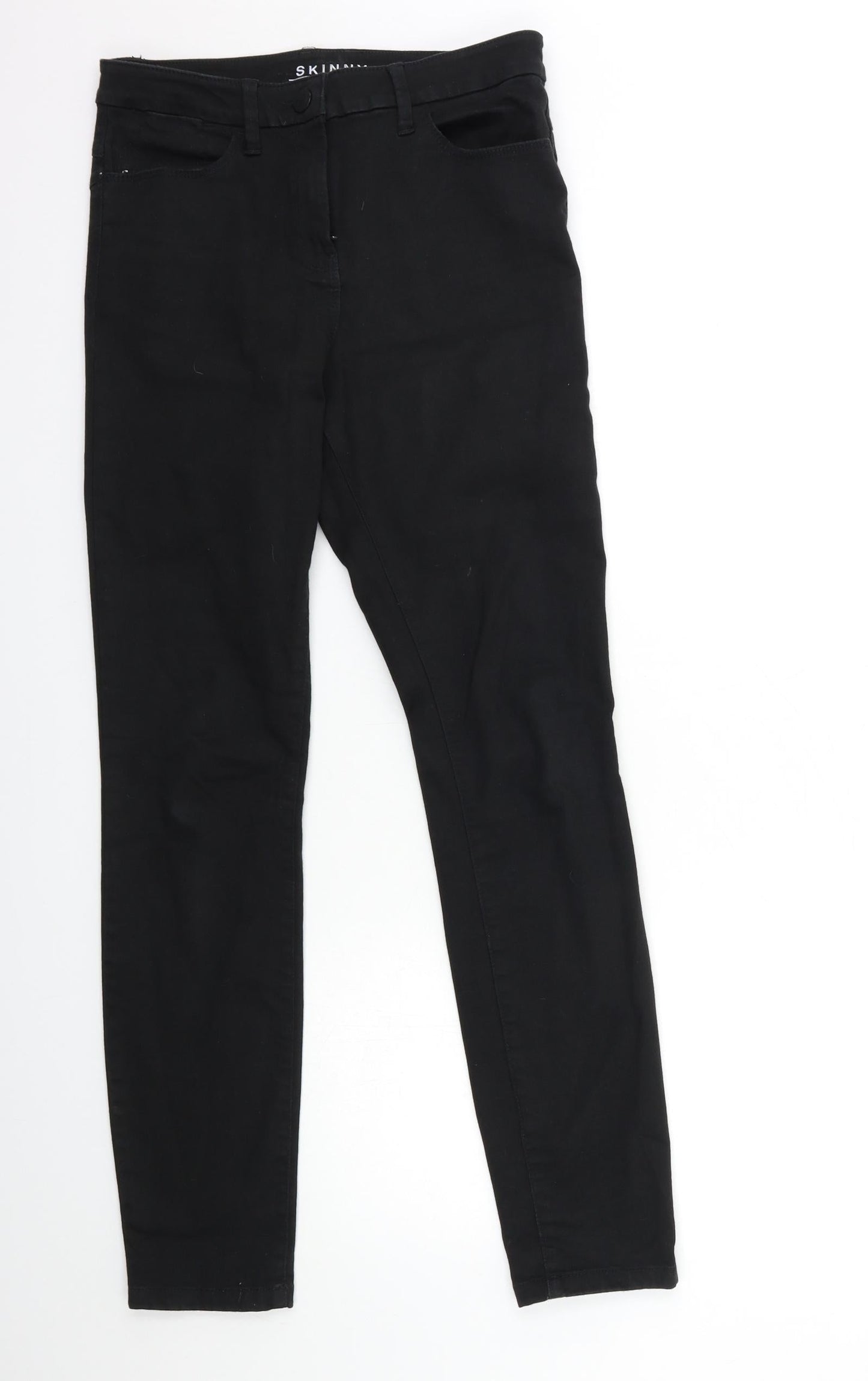 Womens UK Size 28 in Preworn Regular Fit Skinny Black Jeans