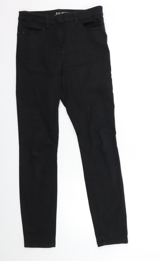 Womens UK Size 28 in Preworn Regular Fit Skinny Black Jeans