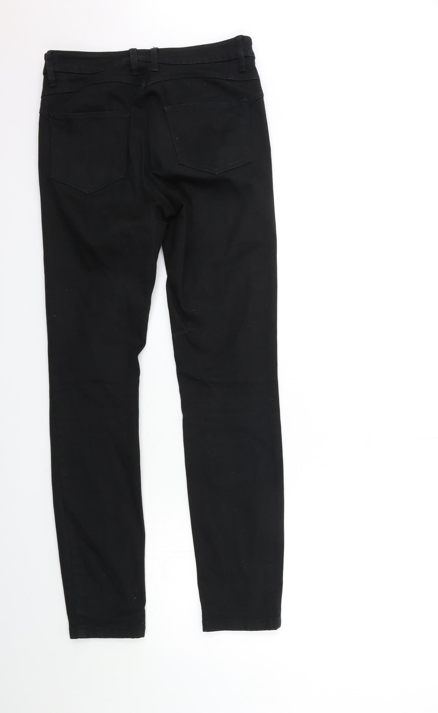 Womens UK Size 28 in Preworn Regular Fit Skinny Black Jeans