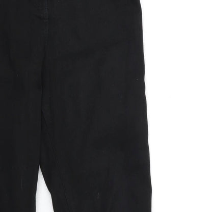 Womens UK Size 28 in Preworn Regular Fit Skinny Black Jeans