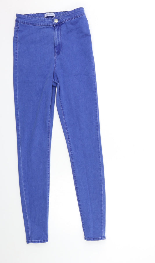 Denim & Co. Womens Blue  Denim Skinny Jeans Size 14 L29 in