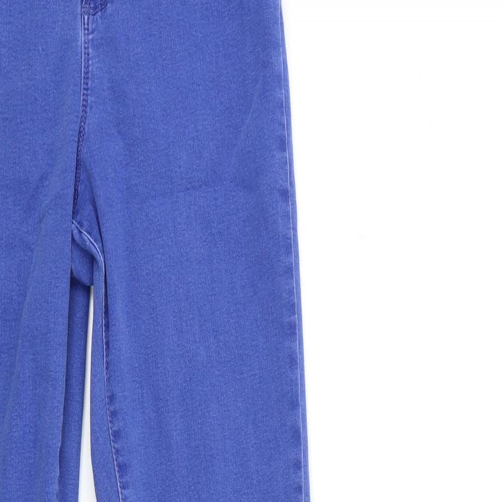 Denim & Co. Womens Blue  Denim Skinny Jeans Size 14 L29 in