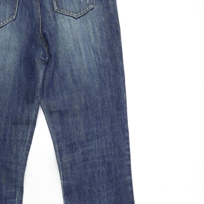 house of denim  Womens Blue  Denim Straight Jeans Size 10 L29 in