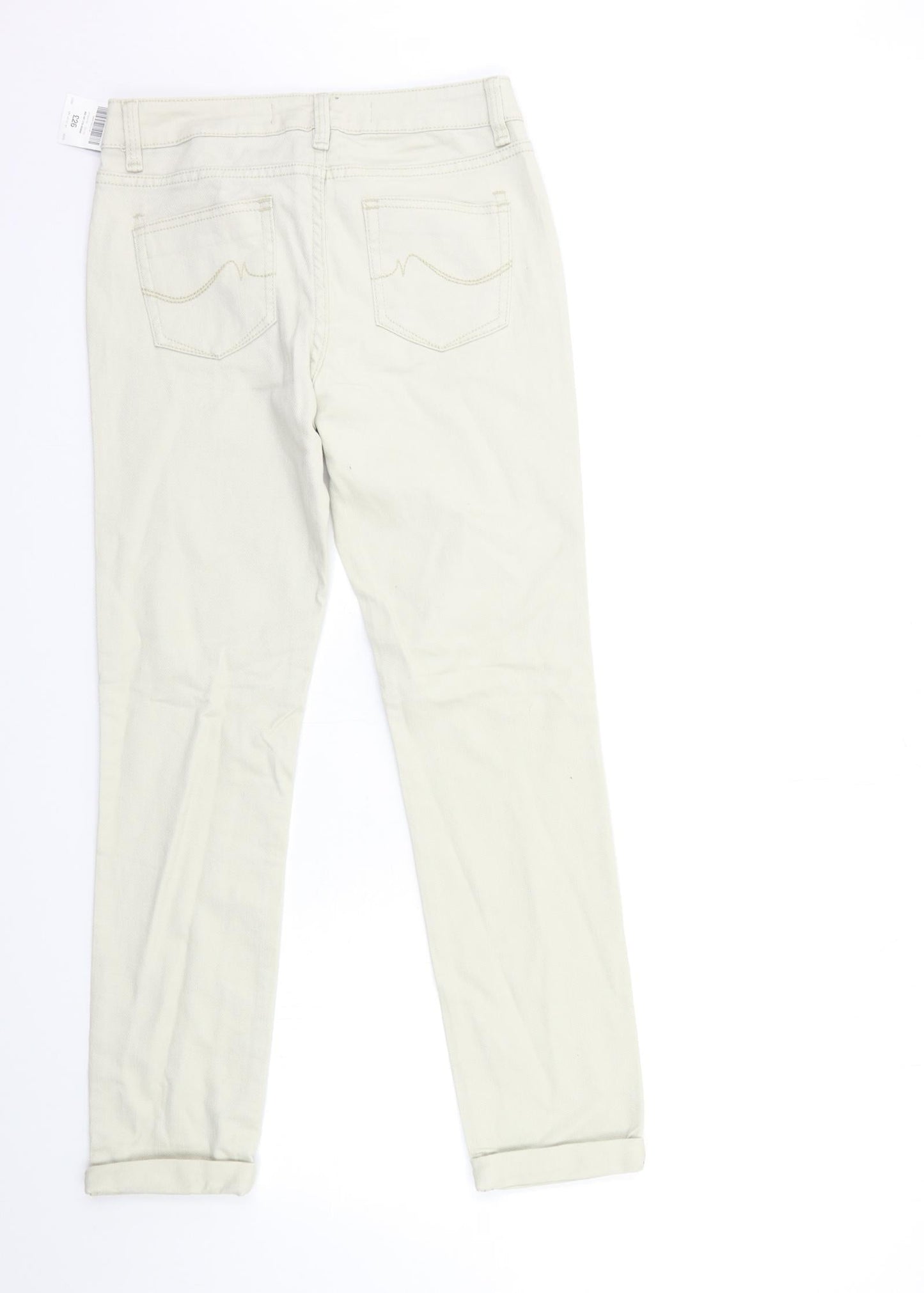 NEXT Womens Beige  Denim Skinny Jeans Size 8 L28 in