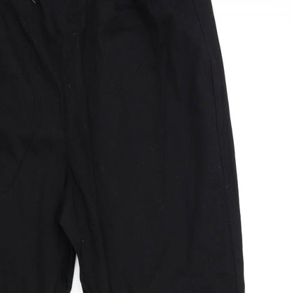 Fabric Womens Black   Trousers  Size 30 L30 in