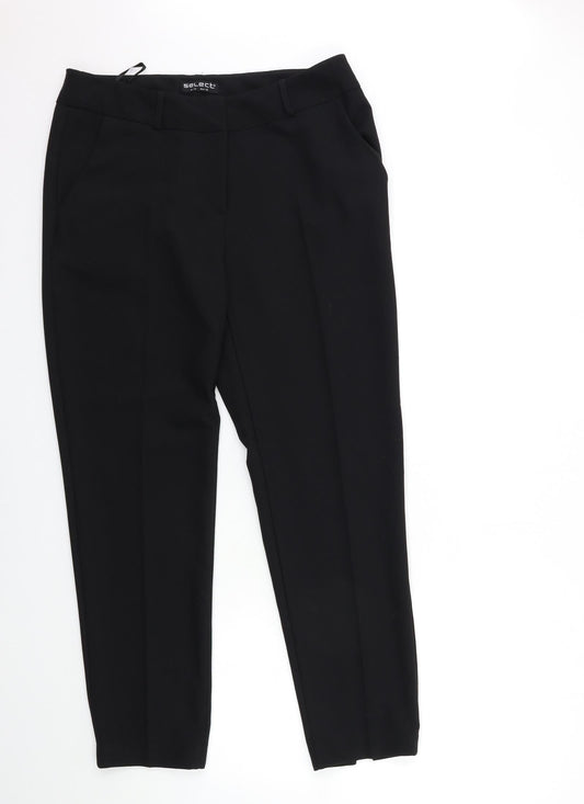 Select Womens Black   Trousers  Size 14 L28 in