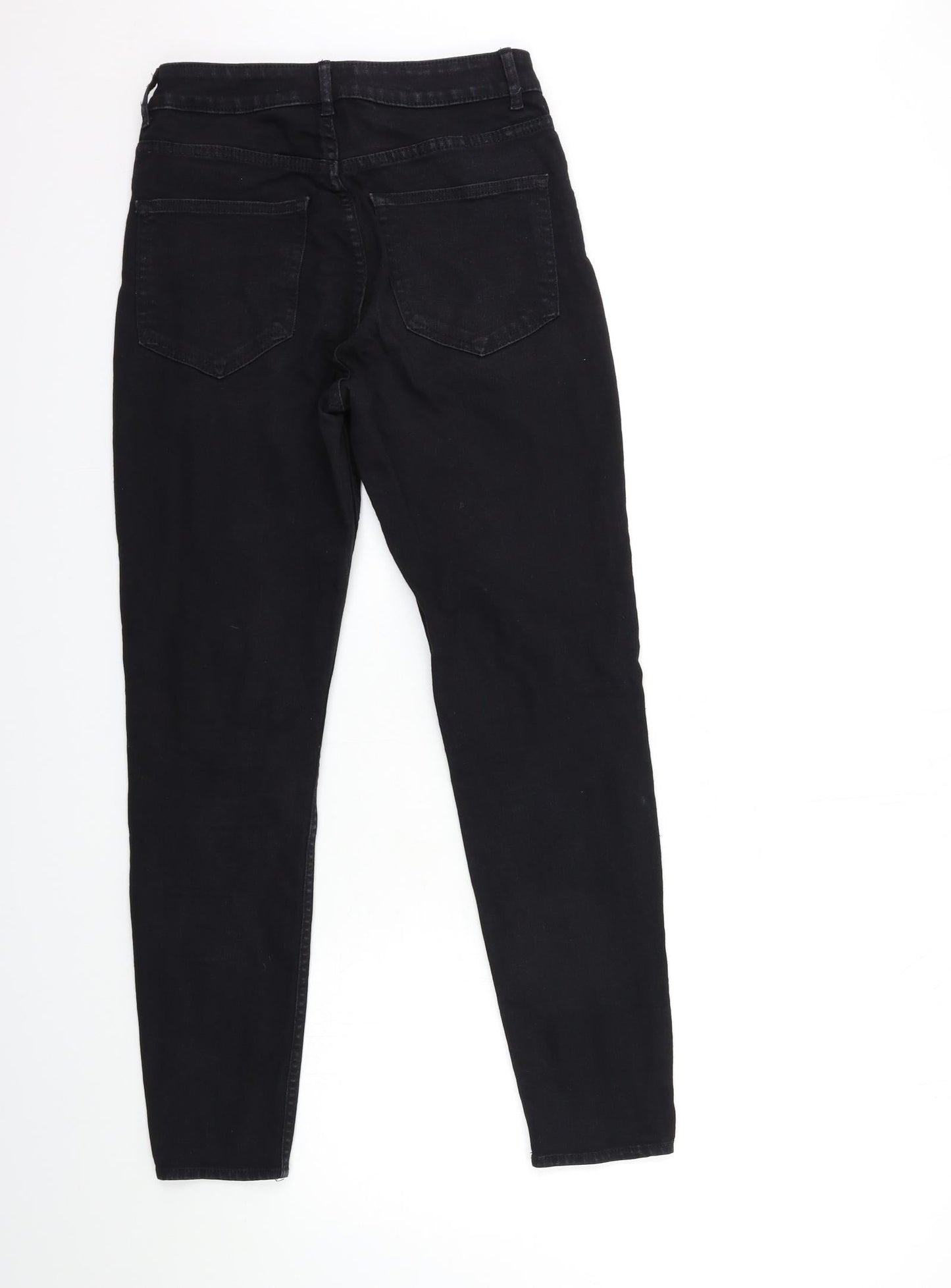 Womens UK Size 8 H&M Regular Fit Skinny Black Jeans