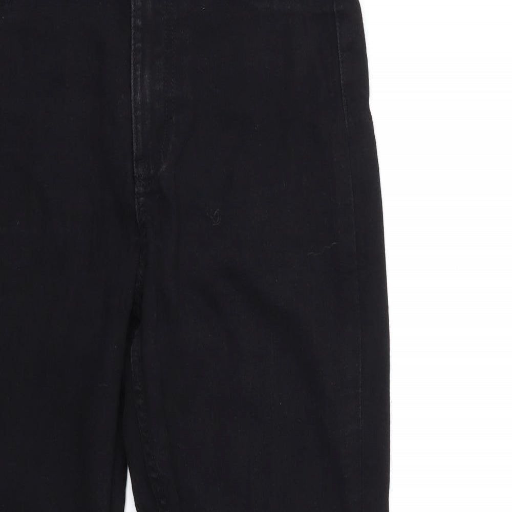 Womens UK Size 8 H&M Regular Fit Skinny Black Jeans