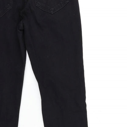 Womens UK Size 8 H&M Regular Fit Skinny Black Jeans