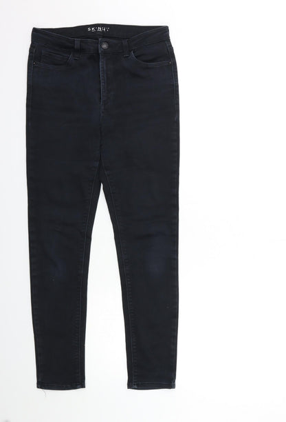 Womens UK Size 10 Marks and Spencer Regular Fit Skinny Black Jeans
