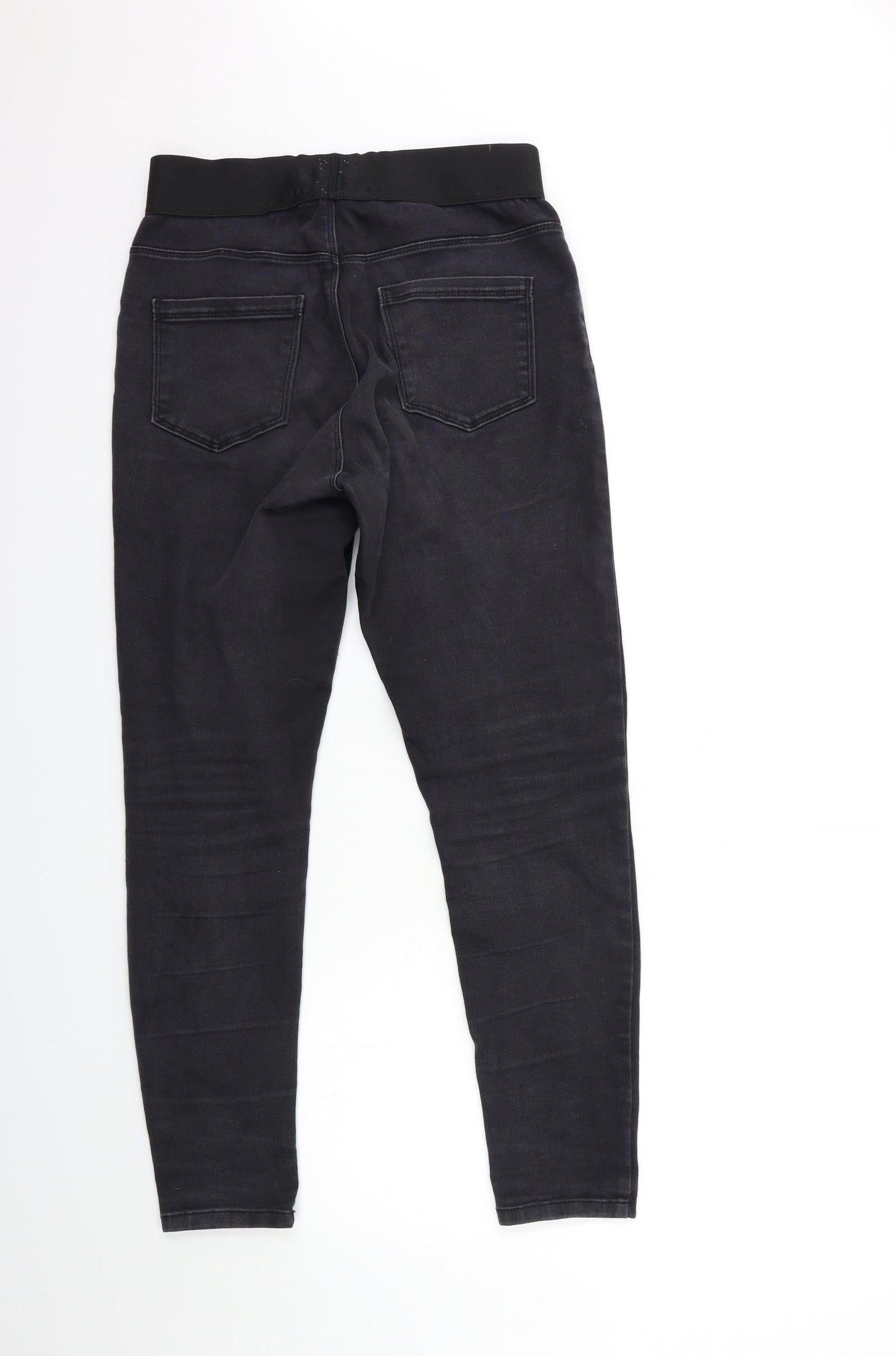Womens UK Size 30 in Preworn Regular Fit Skinny Black Jeans