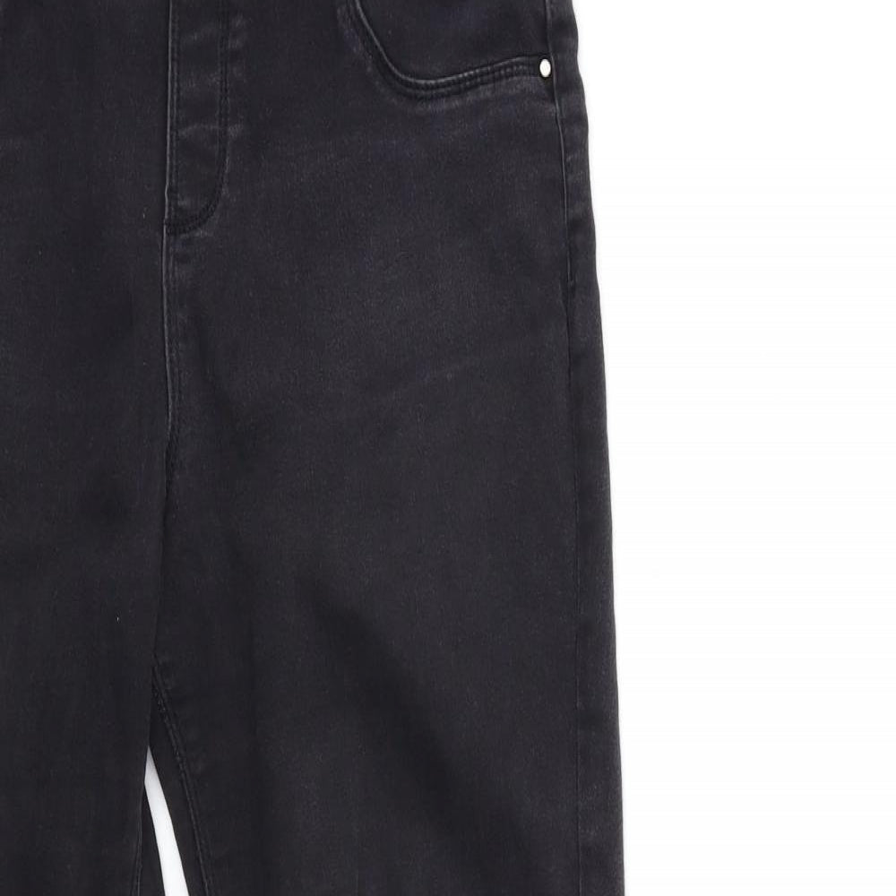 Womens UK Size 30 in Preworn Regular Fit Skinny Black Jeans