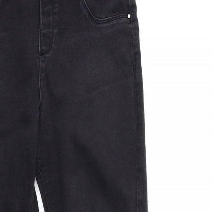 Womens UK Size 30 in Preworn Regular Fit Skinny Black Jeans