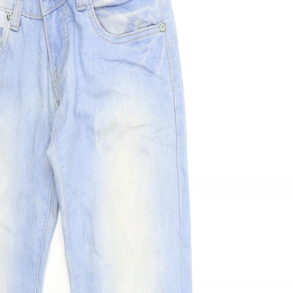Hot Bottom Womens Blue  Denim Skinny Jeans Size S L28 in