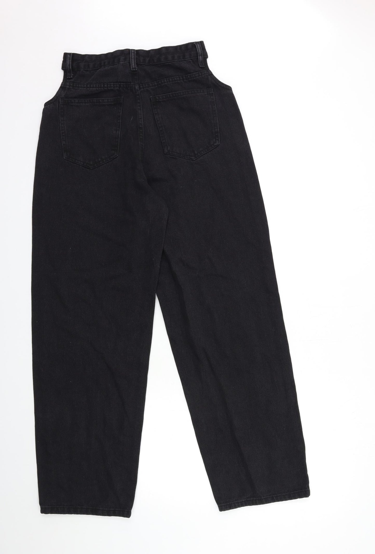 Womens UK Size 26 in Preworn Regular Fit Straight Black Jeans