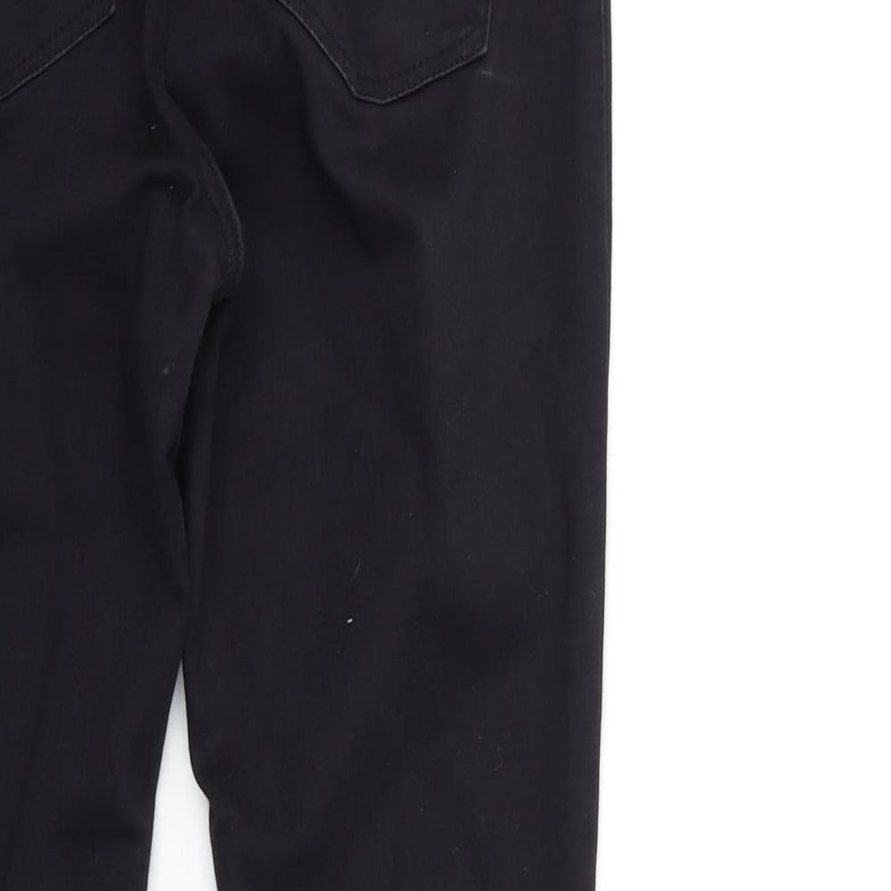 Denim & Co. Womens Black  Denim Skinny Jeans Size 14 L27 in