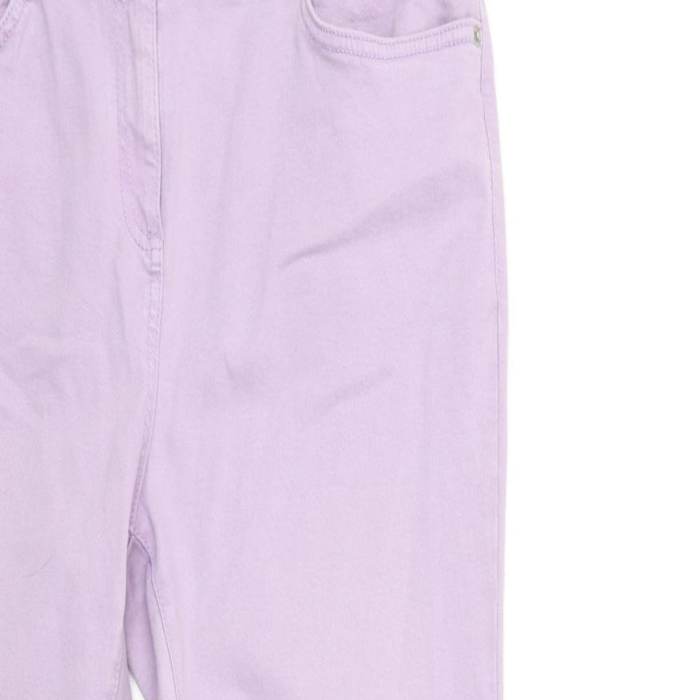 Womens UK Size 32 in Preworn Regular Fit Skinny Purple Jeans
