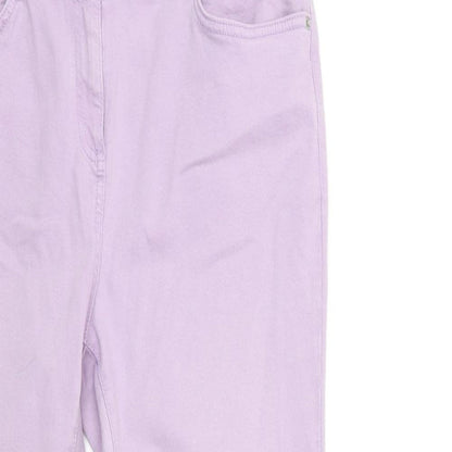 Womens UK Size 32 in Preworn Regular Fit Skinny Purple Jeans
