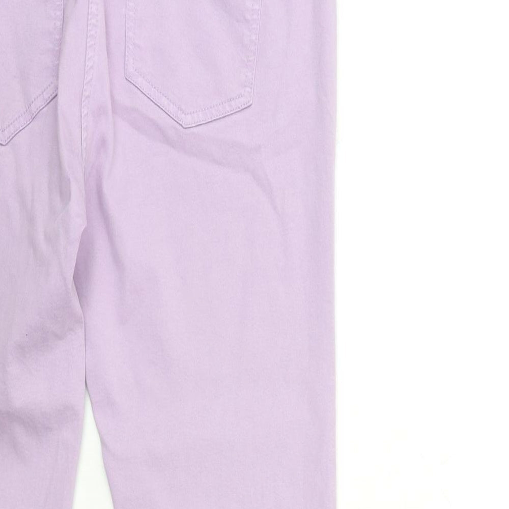Womens UK Size 32 in Preworn Regular Fit Skinny Purple Jeans